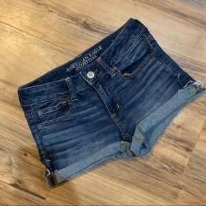 American Eagle Shortie Stretch Denim Shorts